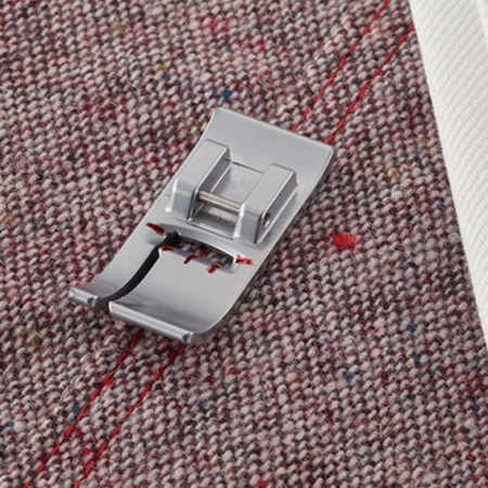 F081 Doorstikvoet Rechts met niveauverschil voor Brother naaimachines