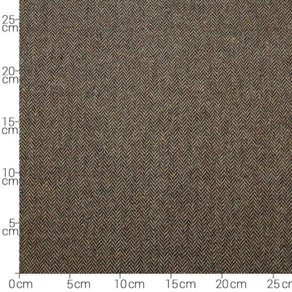 visgraad donegal tweed in wol uit Hilco stoffen collectie 2025