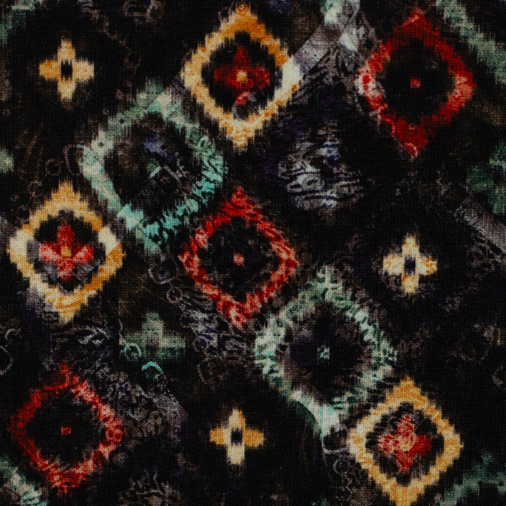 french terry met motief