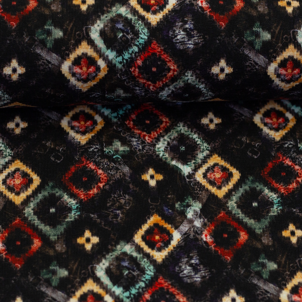 french terry met opdruk