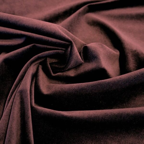 ribfluweel ofwel babyrib in mauve kleur.